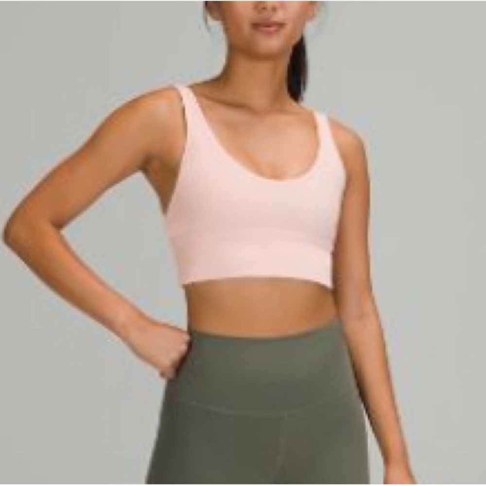 NWT Lululemon Align Bra Size 8 reversible (beige/baby pink)